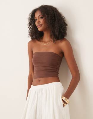 Asos Design Ultimate Cropped Bandeau Top