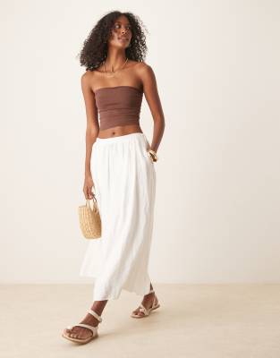 Shop Asos Design Ultimate Cropped Bandeau Top