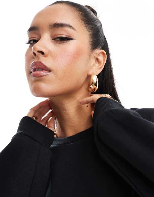 ASOS DESIGN – Ultimate – Czarna bluza oversize, 3 z 4