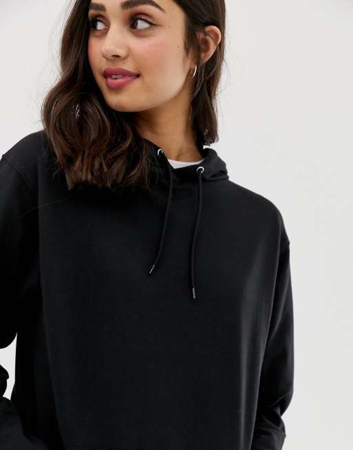 Asos black hoodie on sale womens