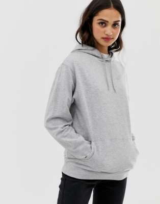 grey marl hoodie womens