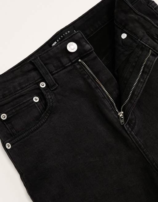 ASOS DESIGN - Ultimate - Jeans skinny nero slavato, 5 di 5
