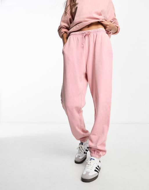 Pink jogger co ord sale