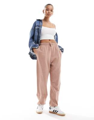 ASOS DESIGN ultimate jogger in washed rose-Pink