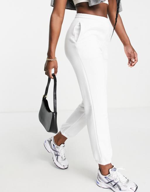 Asos hot sale white joggers