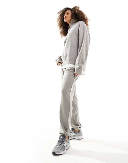 ASOS DESIGN - Ultimate - Joggers grigio slavato