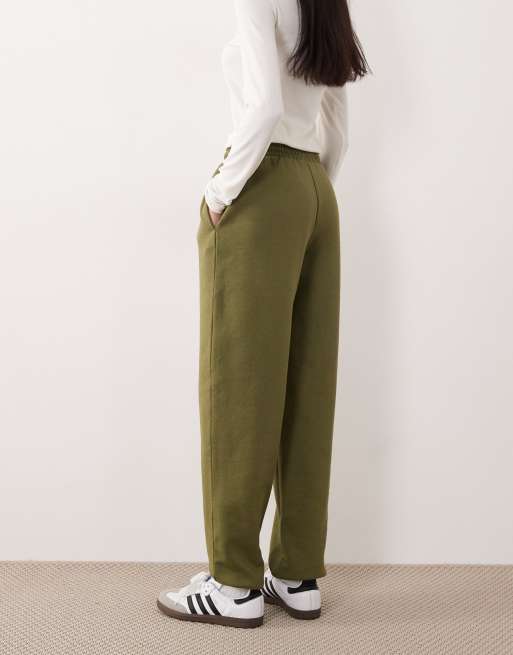 ASOS DESIGN - Ultimate - Joggers kaki con fondo elasticizzato e interno spazzolato, 2 di 5