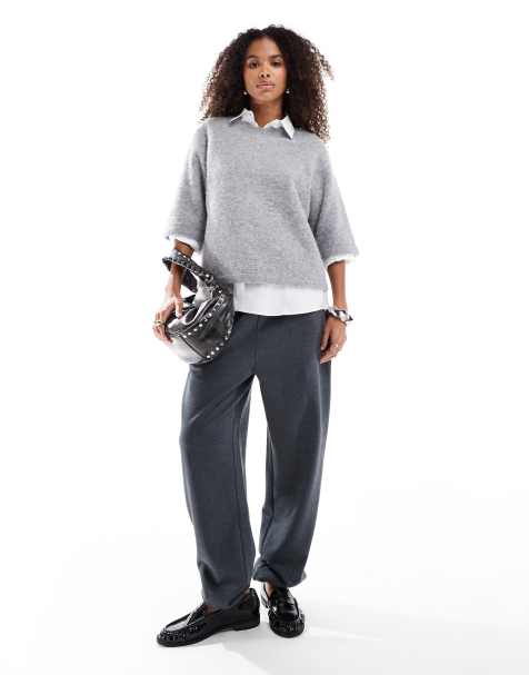 ASOS DESIGN - Ultimate - Joggingbroek in gemêleerd antraciet met wassing - view 1