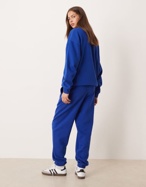 ASOS DESIGN - Ultimate - Joggingbroek met aansluitende boorden in diepblauw, 3 van 5