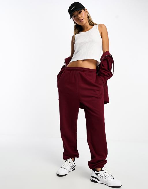 ASOS DESIGN – Kapuzenjacke mit durchgehendem Reißverschluss und Jogginghose in Braun, 3 von 3