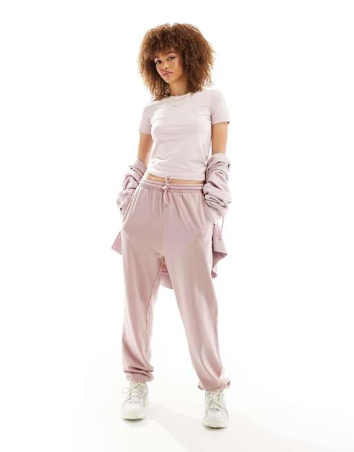 ASOS DESIGN – Ultimate – Jogginghose in Staubrosa