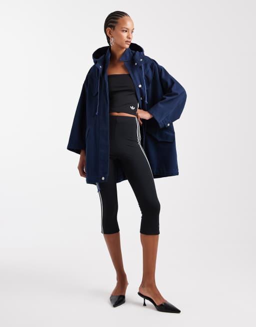 ASOS DESIGN ultimate lightweight washed parka in navy