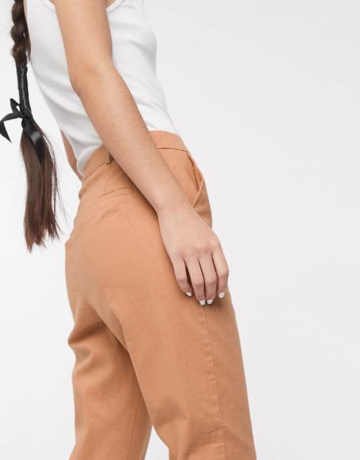 ASOS DESIGN ultimate linen cigarette suit pants, 3 of 4