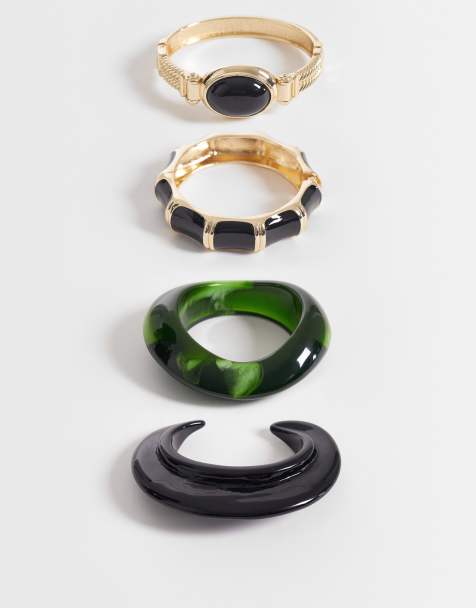 ASOS DESIGN - Ultimate - Lot de bracelets joncs variés à superposer - view 1