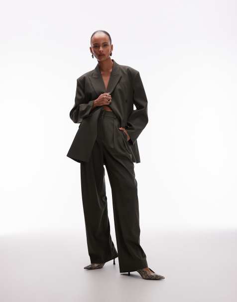 ASOS DESIGN - Ultimate Mensy - Pantaloni da abito color oliva - view 1