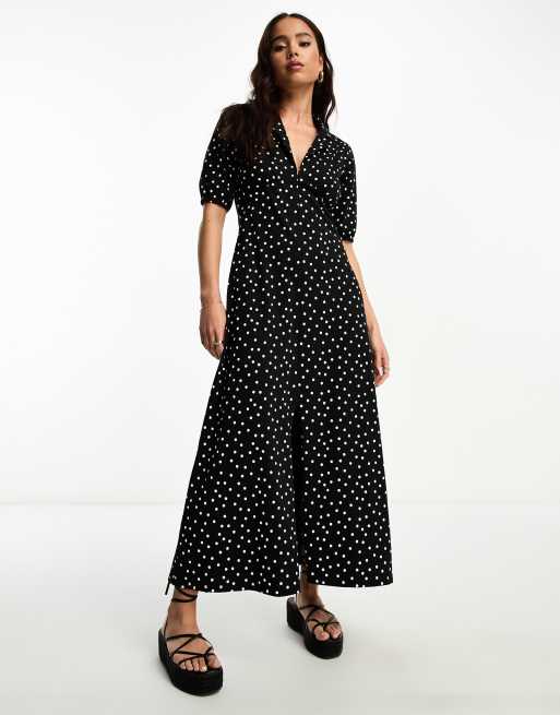 ASOS DESIGN Maternity ultimate midi tea dress with collar and