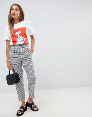 asos ankle grazer trousers