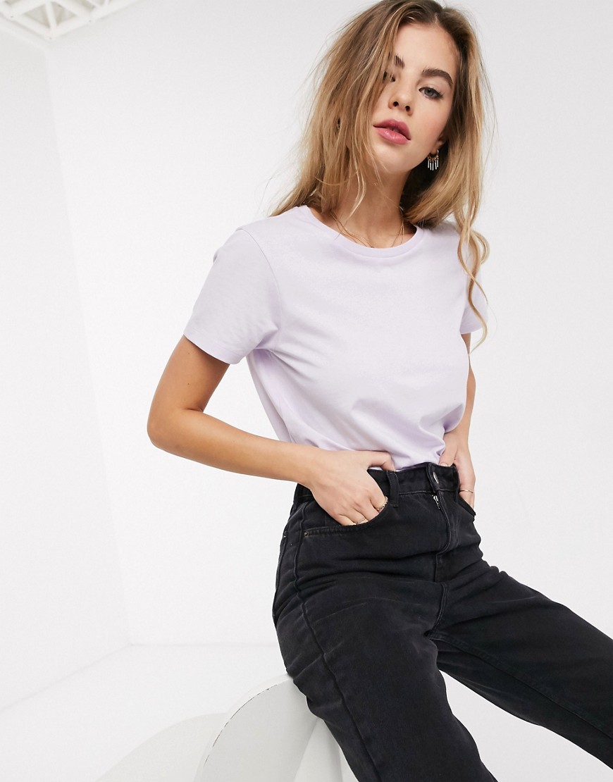 ASOS DESIGN ultimate organic cotton crew neck t-shirt in lilac-Grey