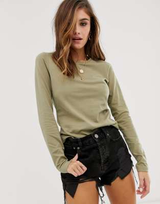 asos khaki shirt