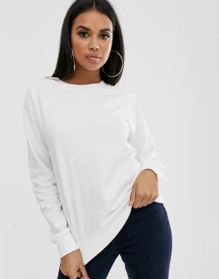 white sweatshirt asos