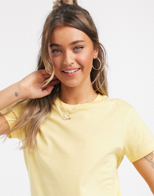ASOS DESIGN ultimate cotton t-shirt with crew neck in buttermilk