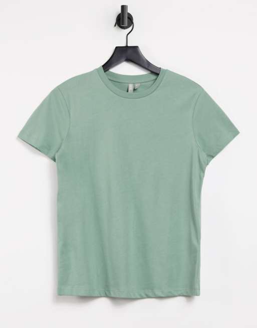 ASOS DESIGN ultimate organic cotton t-shirt with crew neck in teal | ASOS