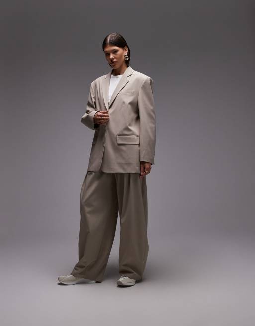 ASOS DESIGN – Ultimate – Oversize-Blazer in Stein, 2 von 4