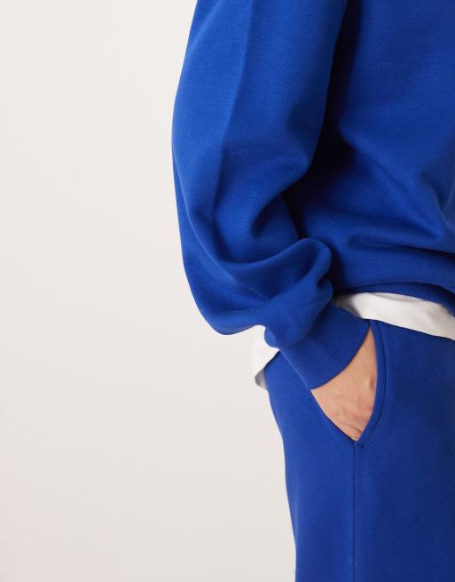 ASOS DESIGN – Ultimate – Oversize-Sweatshirt in kräftigem Blau mit weicher Innenseite, 2 von 4