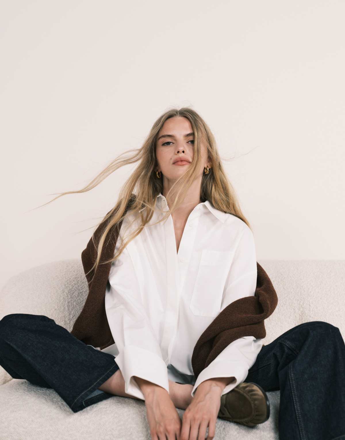 ASOS DESIGN ultimate oversized shirt in white