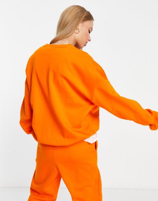 Orange discount designer sweatshirt