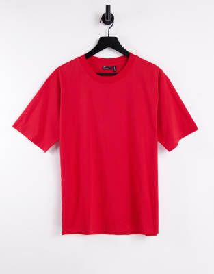 oversized red t shirt