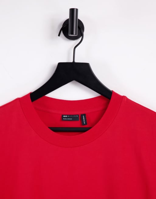 asos red t shirt