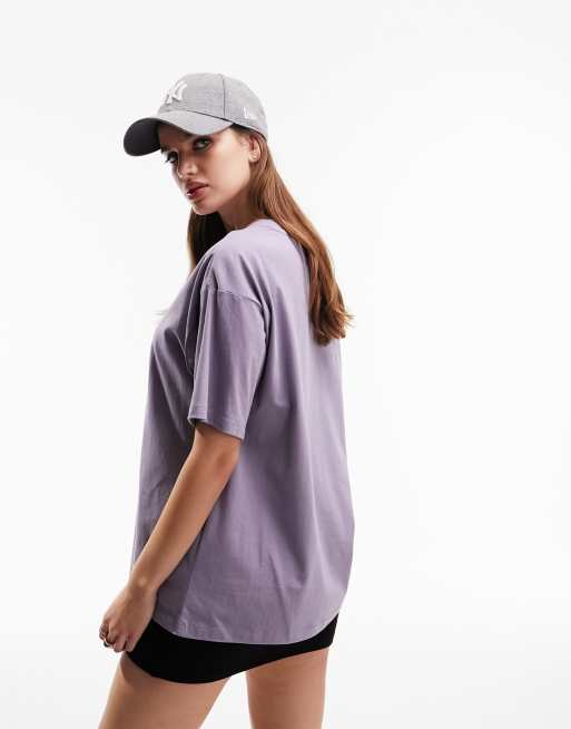 ASOS DESIGN ultimate oversized t-shirt in purple, 2 of 5
