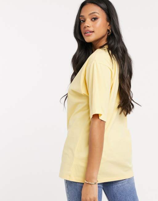 ASOS Oversized T-shirt in Yellow for Men