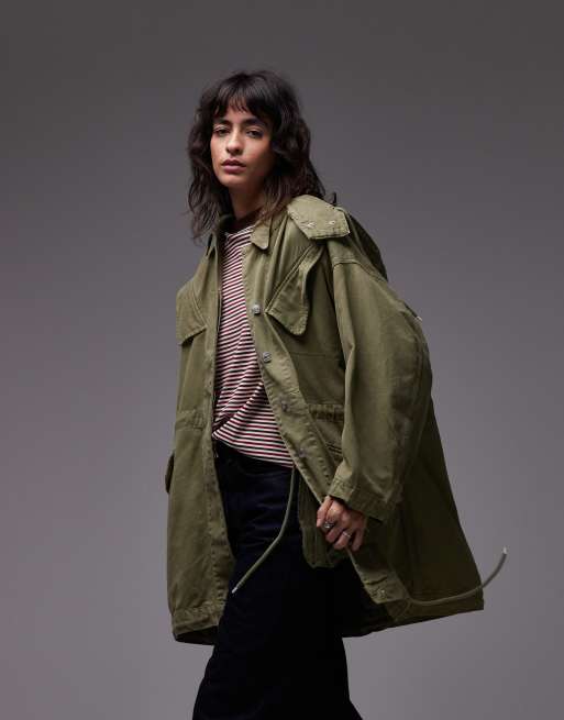 ASOS DESIGN - Ultimate - Parka leggero color kaki slavato, 3 di 4