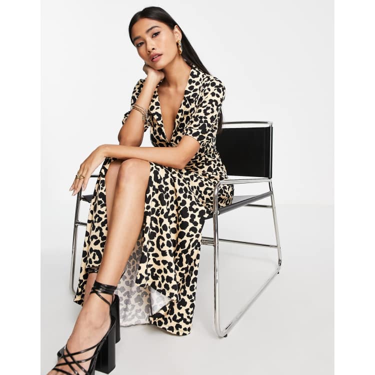 Asos 2024 robe leopard