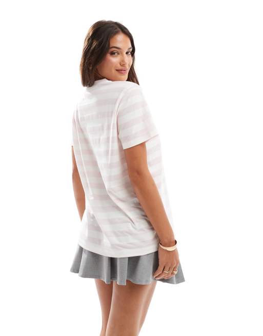 ASOS DESIGN – Ultimate – Rosarandig t-shirt med rund halsringning, 4 av 4