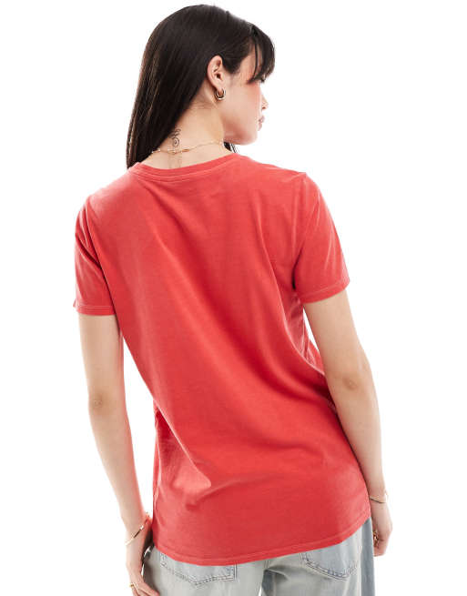 ASOS DESIGN Ultimate Rotes T Shirt mit Rundhalsausschnitt