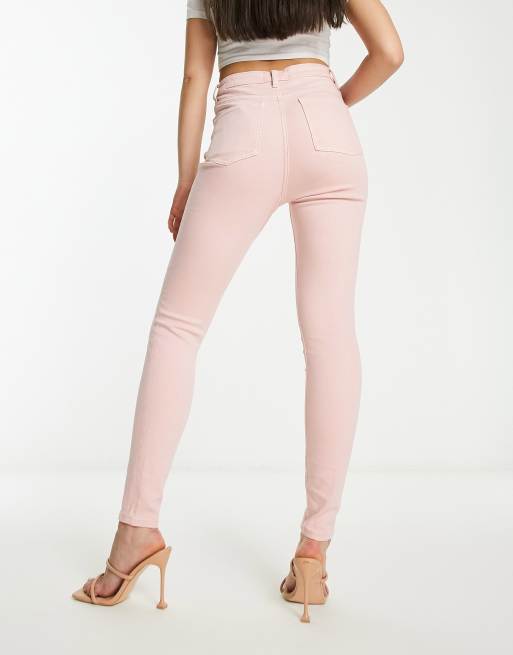 ASOS DESIGN ultimate skinny jean in baby pink