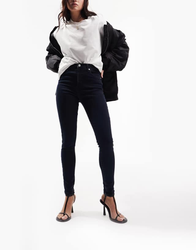 ASOS DESIGN ultimate skinny jean in blue black