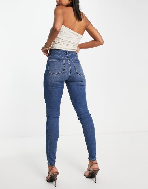 ASOS DESIGN ultimate skinny jeans in authentic mid blue