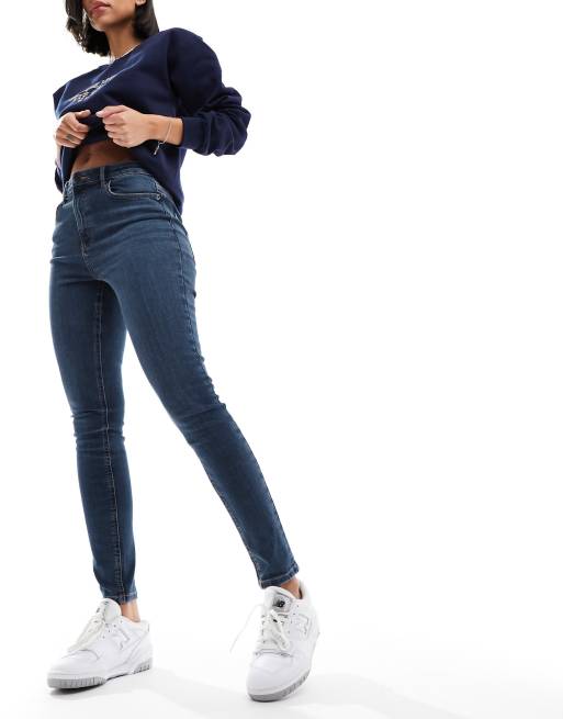 ASOS DESIGN ultimate skinny jeans in dark mid blue, 5 of 5
