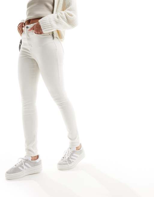 Off white skinny jeans hotsell