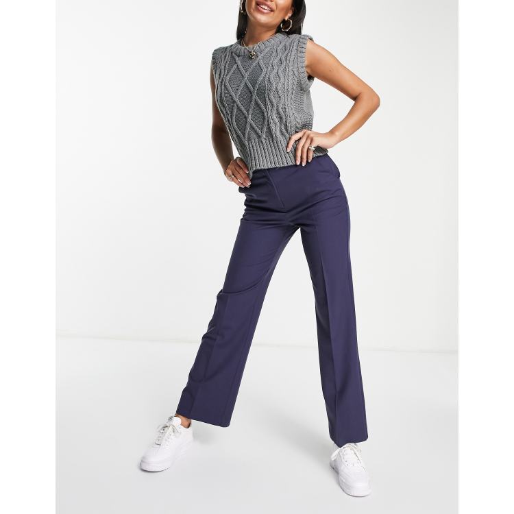 Vero Moda skinny fit trousers in navy