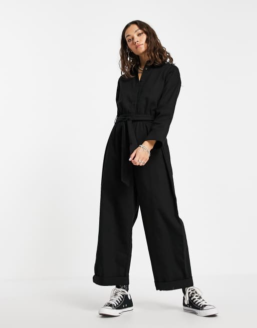 ASOS DESIGN – Ultimate – Svart overall i twill 