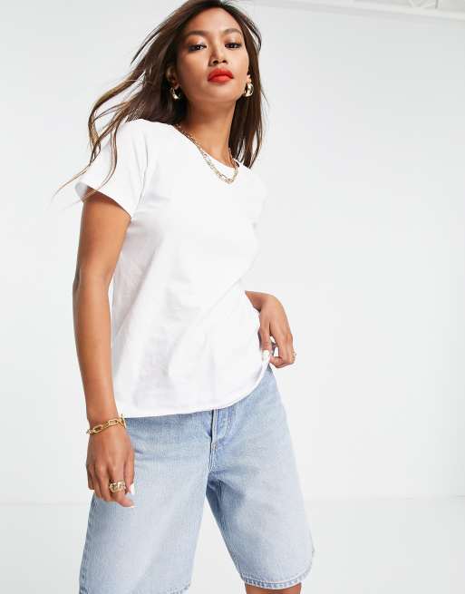 asos plain white t shirt