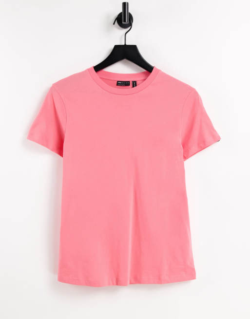 ASOS DESIGN - Ultimate - T-shirt girocollo in cotone color corallo - PINK