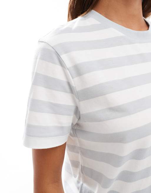 ASOS DESIGN - Ultimate - T-shirt med rund hals og grå striber, 2 af 4