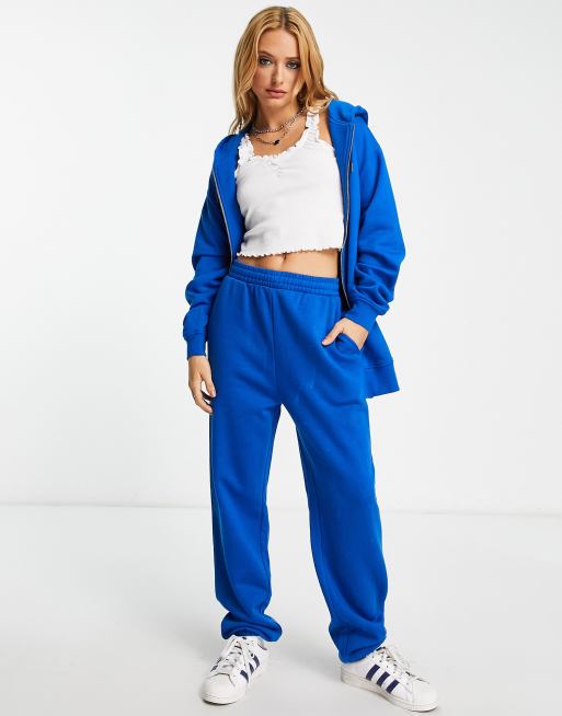ASOS DESIGN ultimate trackies in cobalt