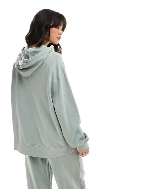 MYSTIC (ミスティック）Clarify sweat. WOMAN ジップパーカー Sサイズ SEASALT GREEN Gymshark everywear Relaxed Zip Hoodie - Dollar Green | Gymshark